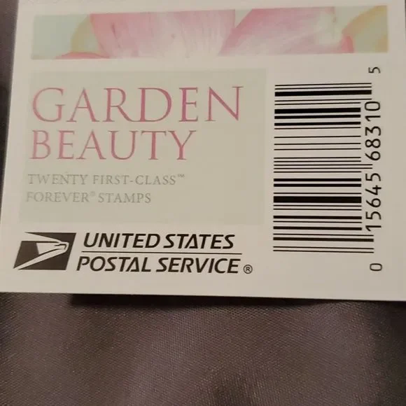 100 Garden Beauty 2021 Forever Flowers Postage Stamps USPS Wedding Invitations - Picture 7 of 8